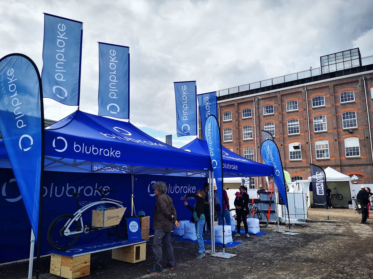 blubrake's tweet photo. At @cargobikefest in Groningen the first ABS system for #cargobikes in the world
#blubrake https://t.co/zU3xPDHMK3