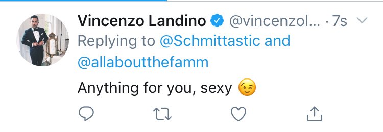 When you get this notification from <a href="/vincenzolandino/">Vincenzo Landino</a> 🤣 quickly realising that he is replying to his wife <a href="/Schmittastic/">Amy Landino</a>... I almost choked on my coffee! #ilovethelandinos