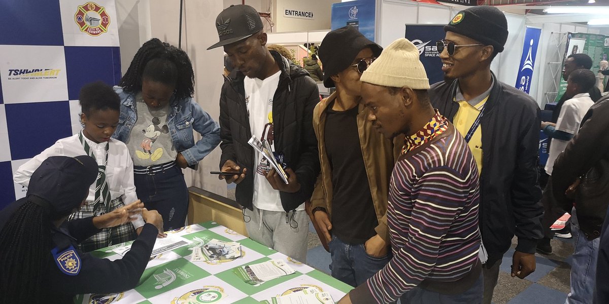 TMPDSafety's tweet photo. Join us as we celebrate youth day at the Gauteng youth Expo in Nasrec #YouthDay #GPYouthExpo https://t.co/Qp6vZU95Hp