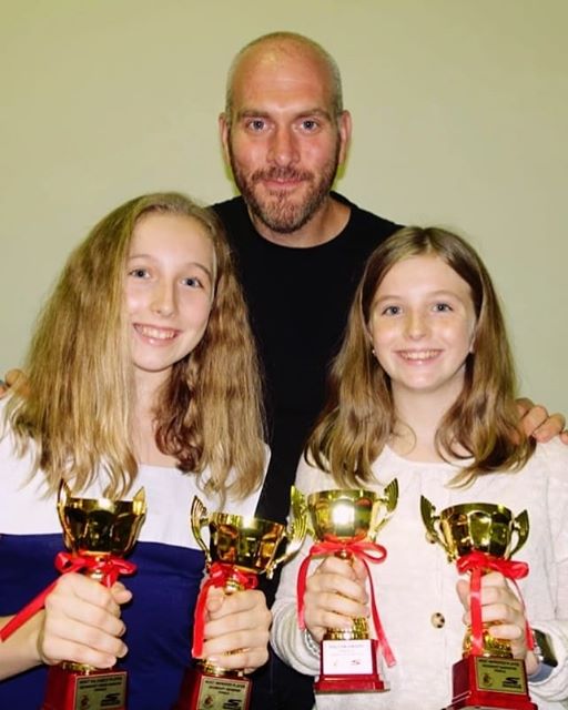 Our inaugural winners of the RIS Falcon Award are Romane &amp; Charlotte Bonafous. Congratulations ladies and thanks <a href="/bigrossiradio/">Big Rossi</a> for helping present the awards. #innoventureseducation #RISFalcons #schoolsports #PhysEd #Teamwork #respect #commitment