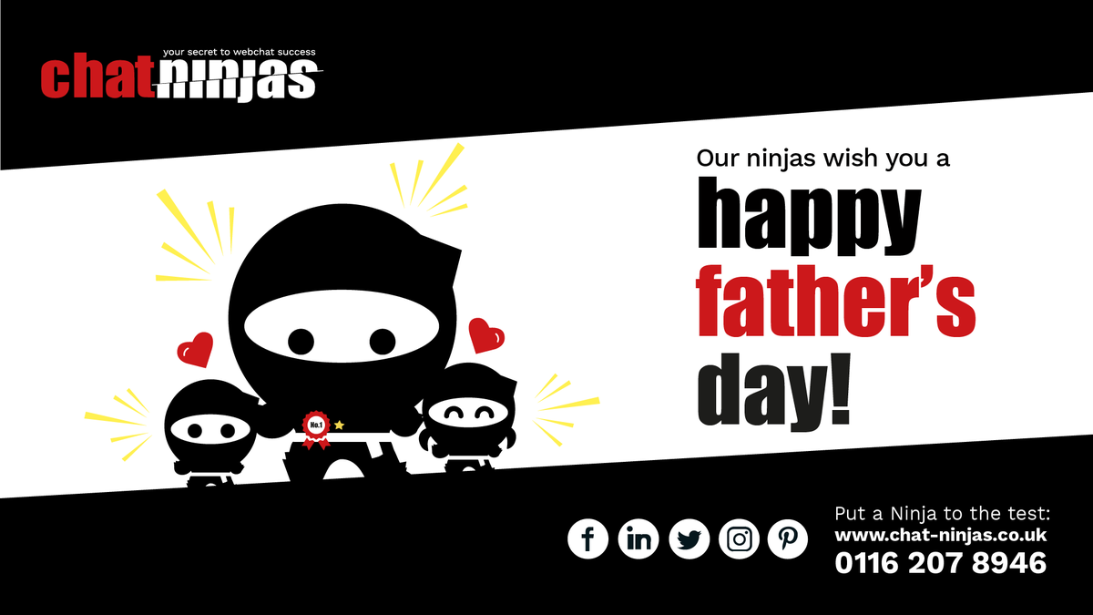 Happy #FathersDay from our Ninjas!