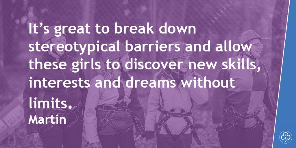 Girlguiding's tweet photo. Did you know that dads can volunteer at Girlguiding? Find out what some of our awesome dad volunteers had to say this #FathersDay... https://t.co/G85FGLb0F5 https://t.co/Z4wVj4bgHb