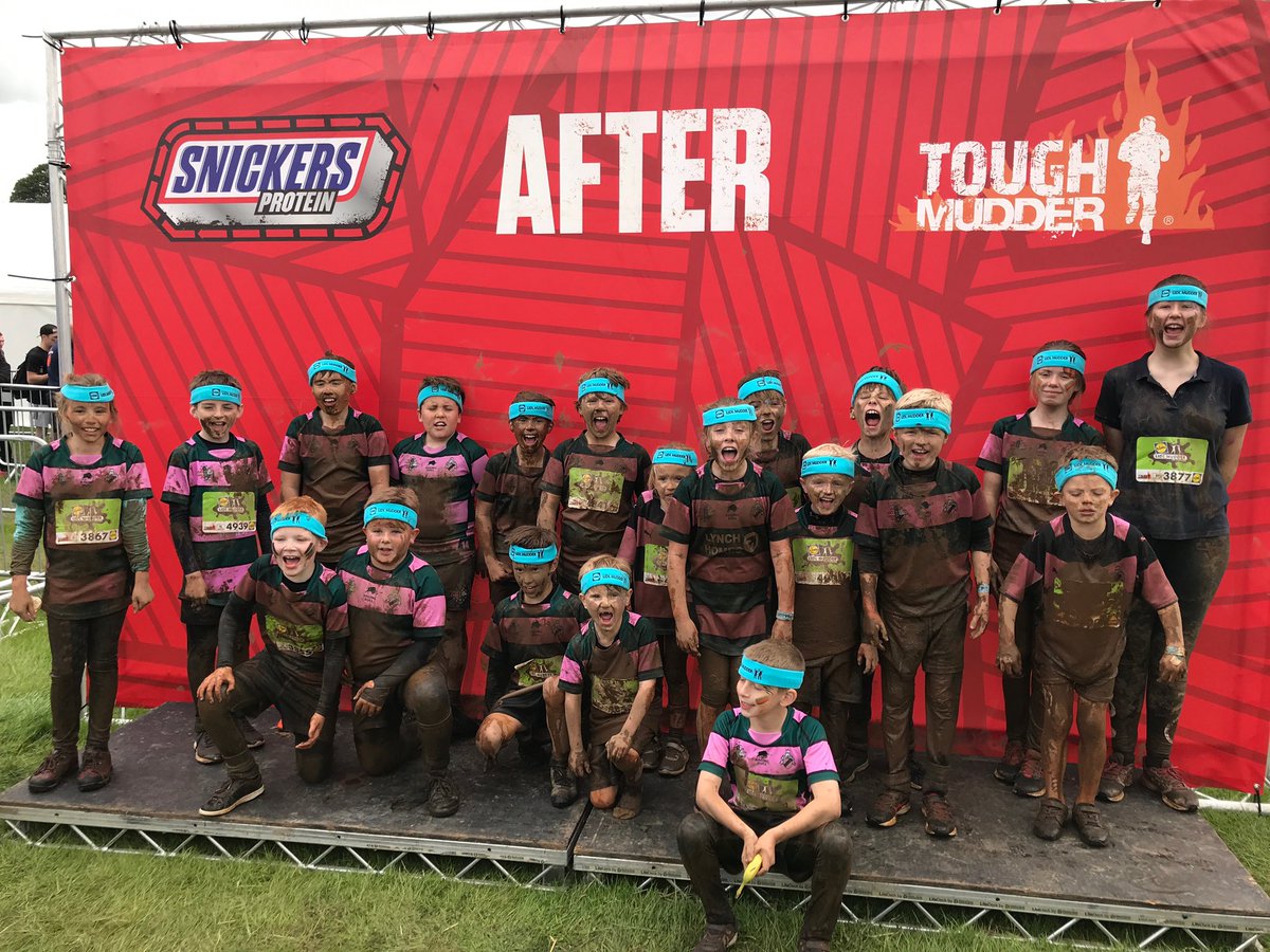 Well done to the <a href="/AyrMiniRugby/">AyrWellingtonMiniRFC</a> P5s who completed the Lidl <a href="/ToughMudder/">Tough Mudder</a> today to raise funds for their P7 tour #MillbraeMade