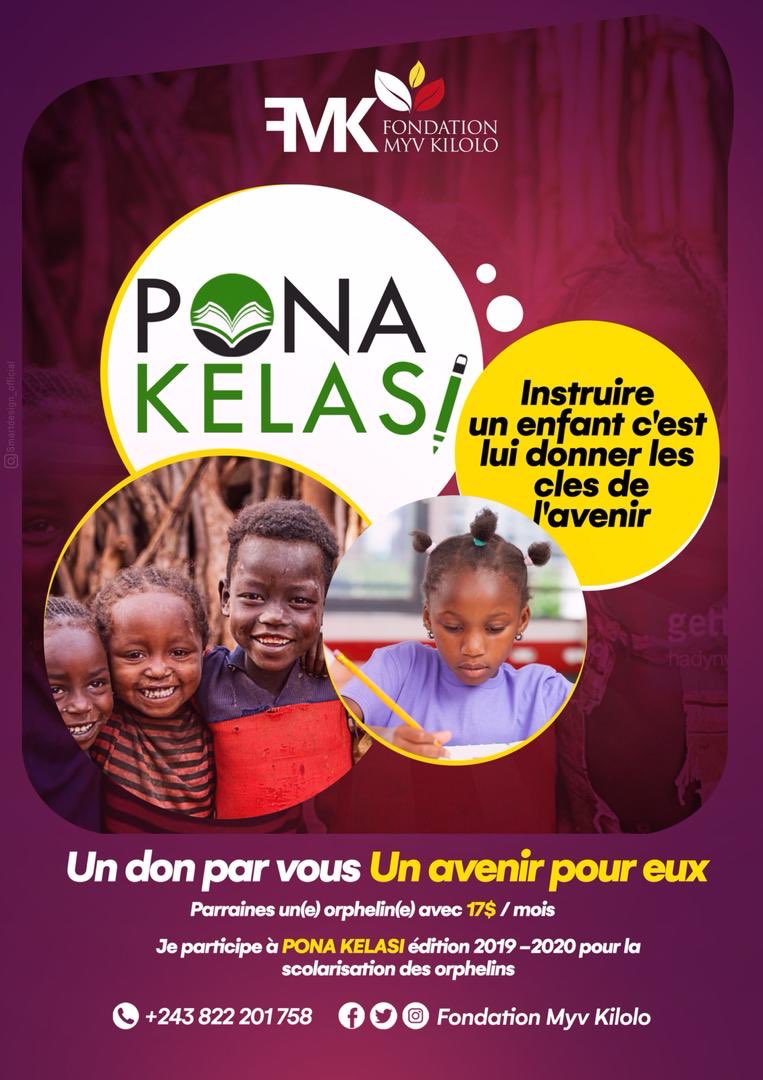 fmkilolo's tweet photo. @fmkilolo vous présente la première édition du projet « PONA KELASI » qui a pour but de promouvoir l’éducation et d’apporter un soutient immédiat au parrainage scolaire des enfants démunis et orphelins de la ville province de Kinshasa.🇨🇩 https://t.co/vDXLabvKD6