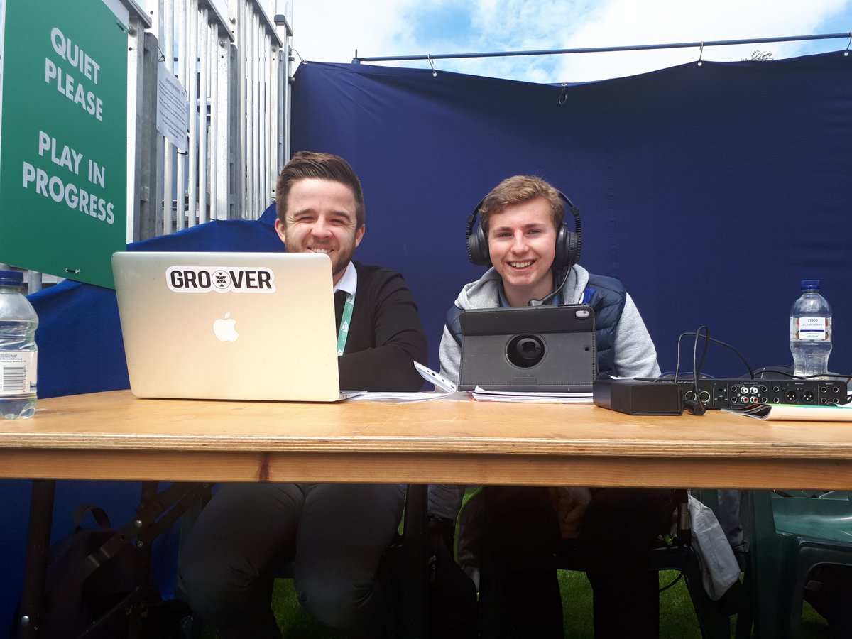 RochValleyRadio's tweet photo. Change in the commentary for the second set as Duan &amp; Zhu win the first set 6-4. #ManchesterTrophy https://t.co/AaDwxgmXUP