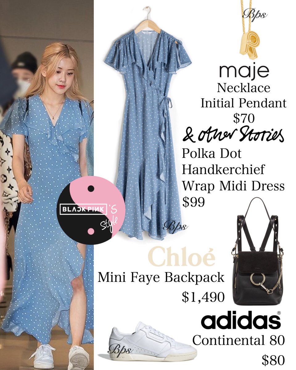 polka dot handkerchief wrap midi dress