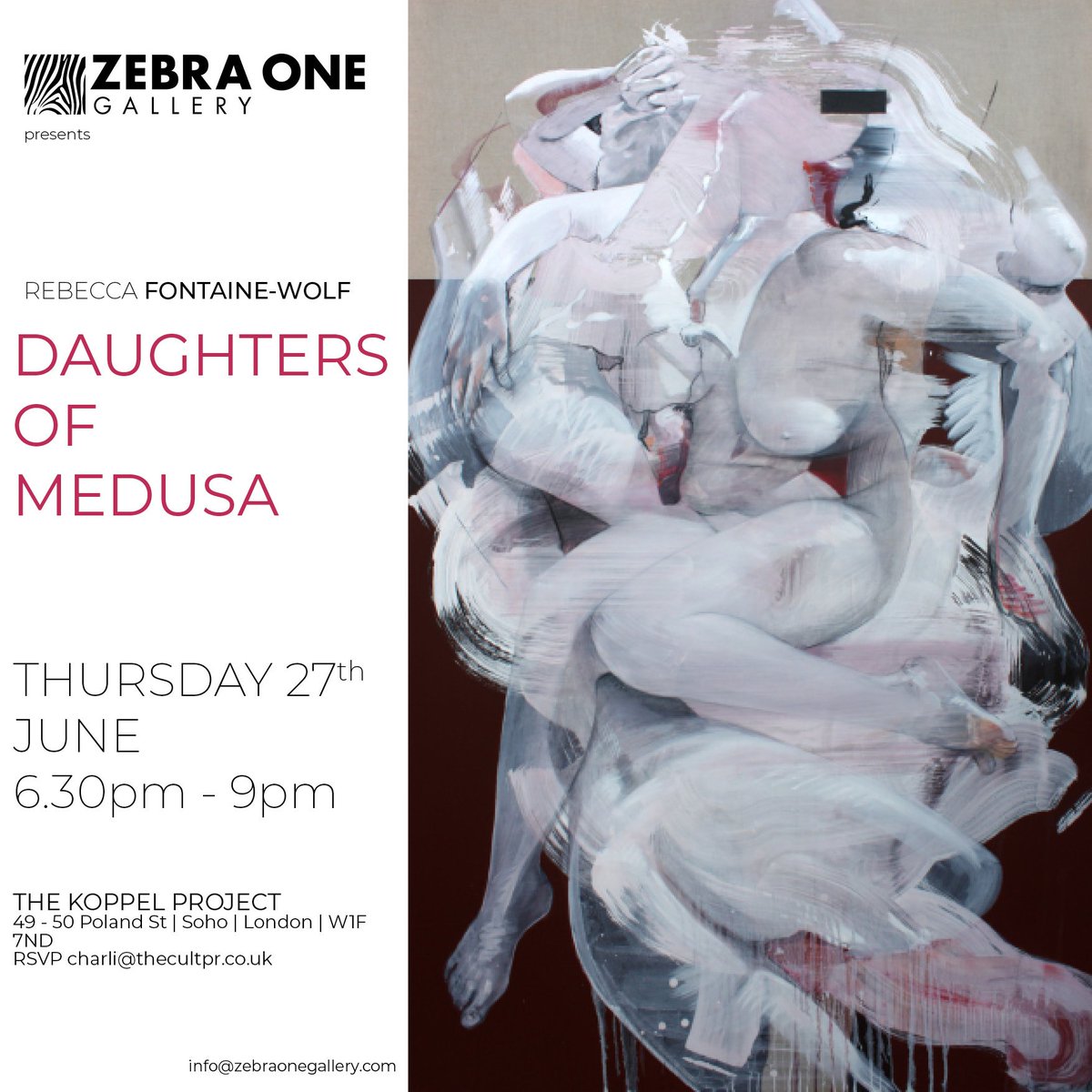 Daughters of Medusa | Reception | 27th June 2019 | Soho - mailchi.mp/0c28cd5f5eae/d…