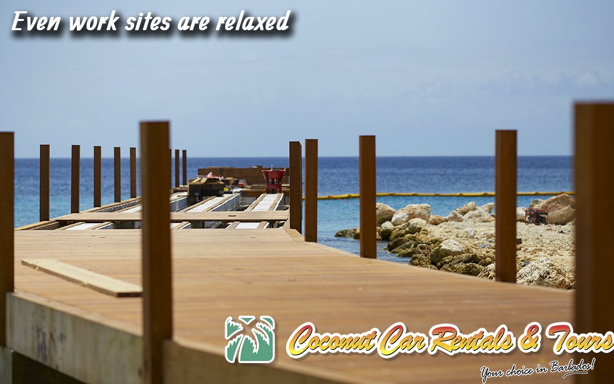 Sittin' on the dock of the ... wait no.. just something about this picture made us want to share.  Enjoy your Sunday!  #barbados #explorebarbados #dayoff #relax #sea #sun