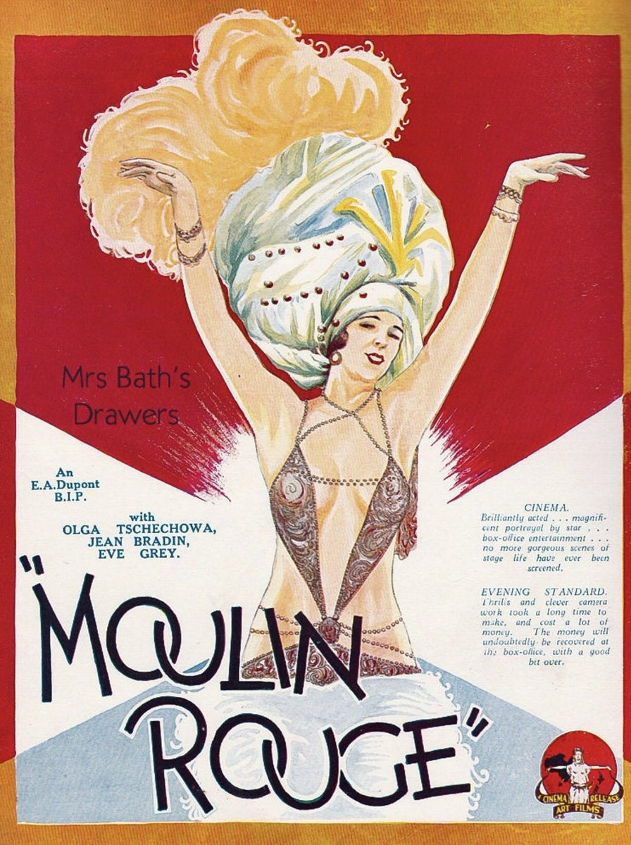 Exciting and Unique! Silent movie with live score! 11th July @YorkshireSilent Book via dollyshotpopuppicturehouse.com/moulin-rouge.h…