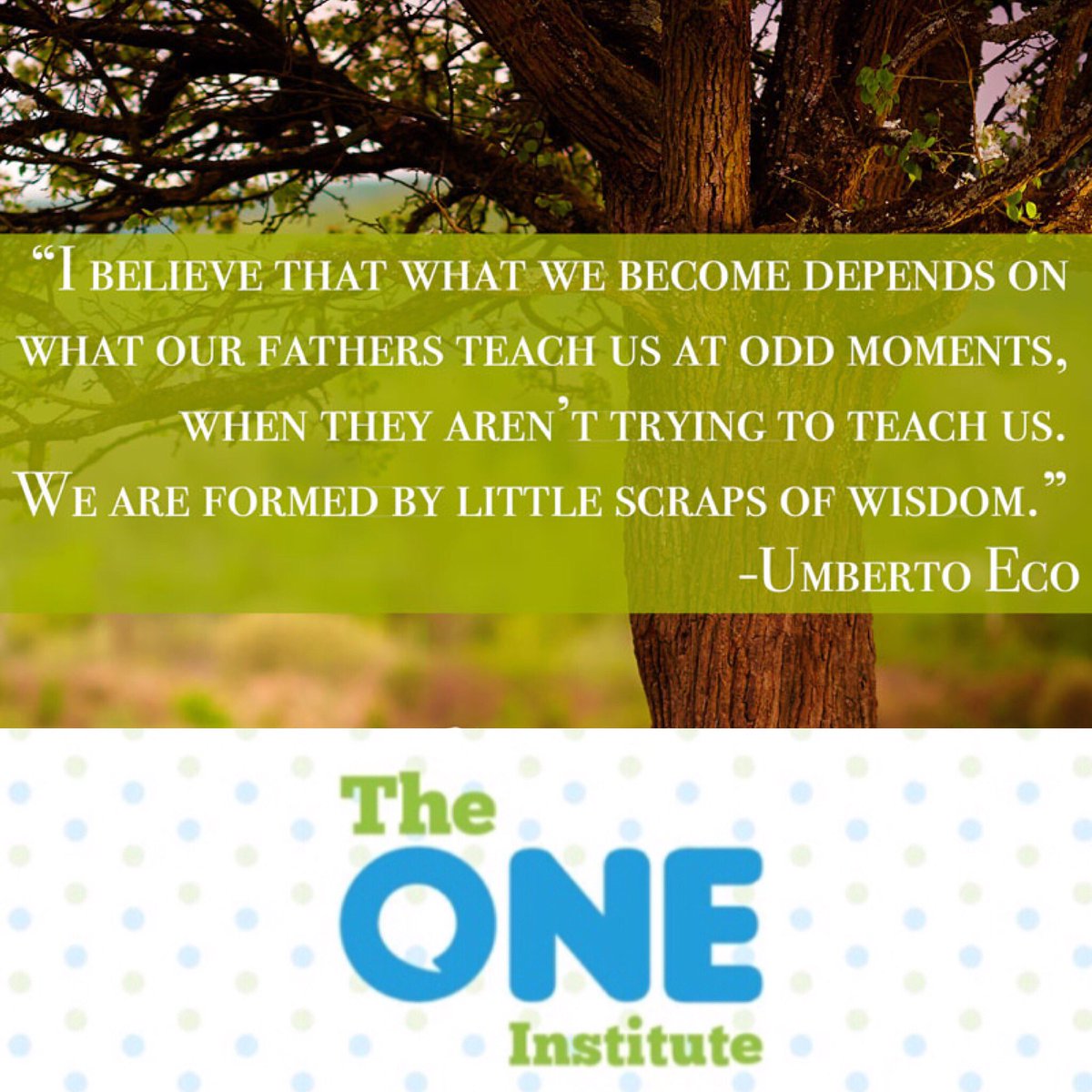 TheONEInstitute's tweet photo. Thank you to all the dads out there for your ‘little scraps of wisdom’. Happy Fathers Day!                                              Image: Homemade Gifts Made Easy https://t.co/TV1qzlfp8y