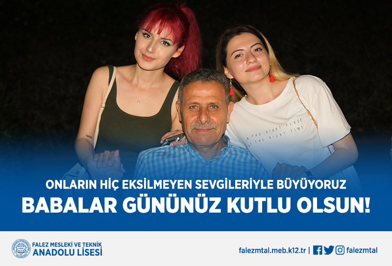 falezmtal's tweet photo. Onların hiç eksilmeyen sevgileriyle büyüyoruz.
Babalar Gününüz Kutlu Olsun! #BabalarGünü https://t.co/TvZsu38Tkz