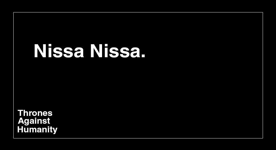 Thrones Against Humanity tweet media