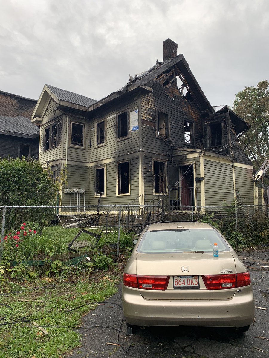 Pictures of the damages caused by the 9 alarm fire on Old Morton St. in