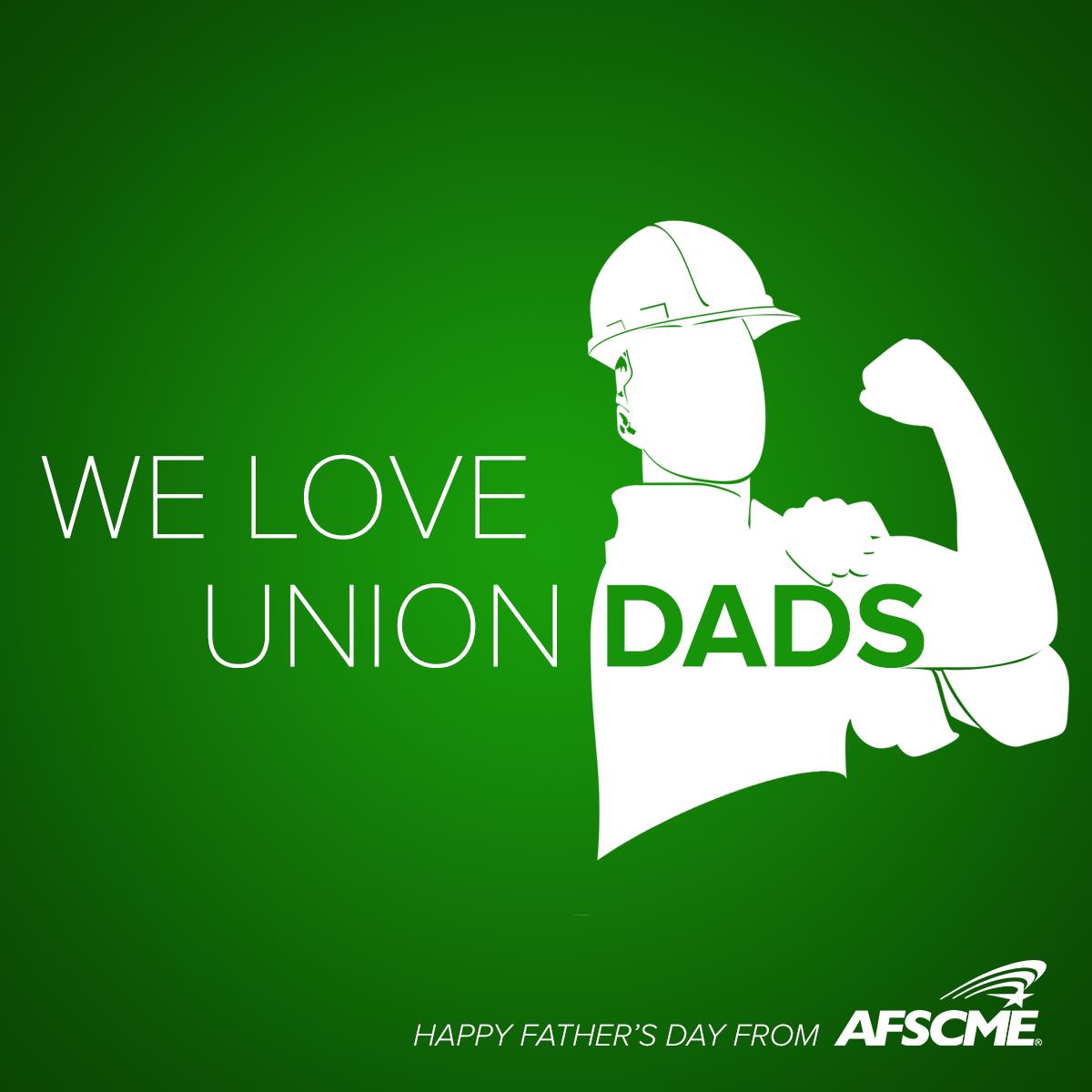AFSCME's tweet photo. Happy Father's Day to all the #UnionDads! Thank you for everything you do!
Have a #UnionDad that you want to thank? Send an AFSCME Father's Day card at https://t.co/XsGnYAo2Zs. https://t.co/qKt58NN2zf