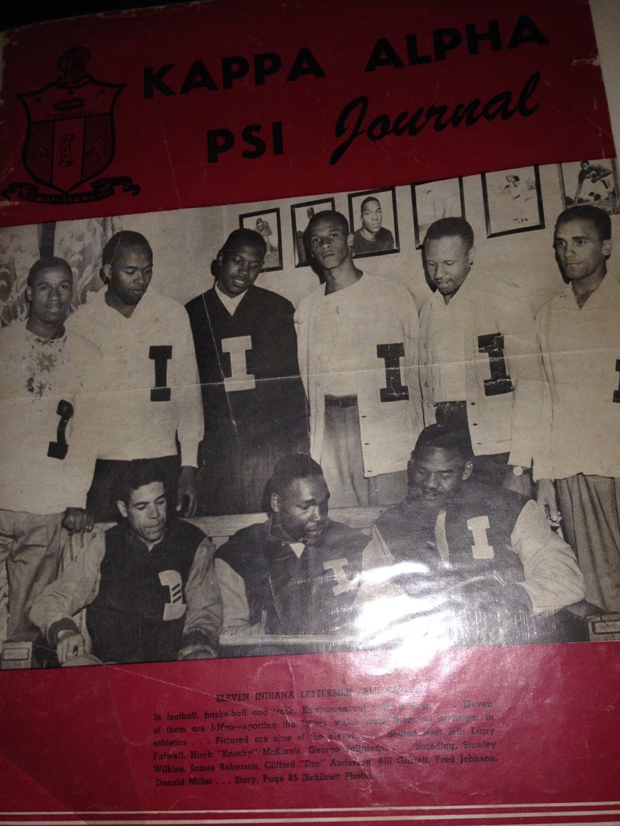 On Fathers Day @KyleAnderson5 and @BGarrett_5 grandfathers (top middle nx to each other in the dark and white sweaters) Indiana Univ. @kapsi1911 @IUBloomington https://t.co/p8esS4V9TW