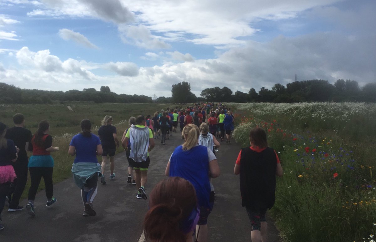 SVH00's tweet photo. What a beautiful route and day for the #Exe10k Superhero run for @AgeUKexeter!!! https://t.co/UD5HL54Bvc