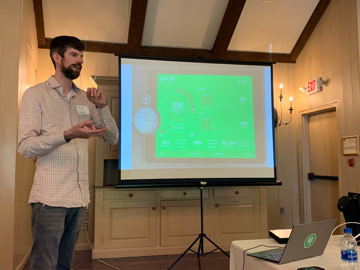 MachineMetrics's tweet image. Thanks to @VisualMFG for a great event last week! #manufacturing #machinemetrics #iiot #iot #digitalfactory #industrialiot #operationalefficiency #cnc