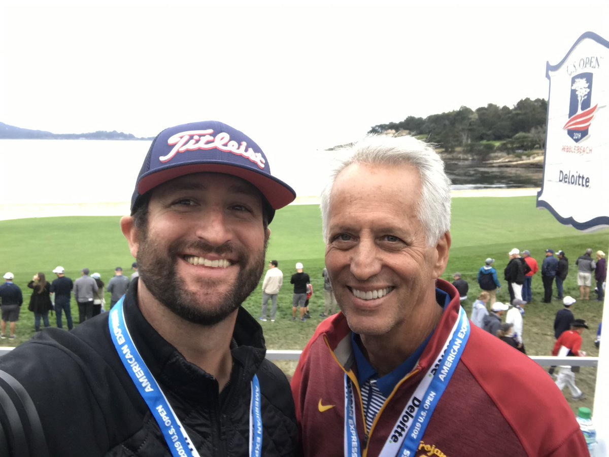 Loving the US Open action with my son Ryan for Father’s Day!