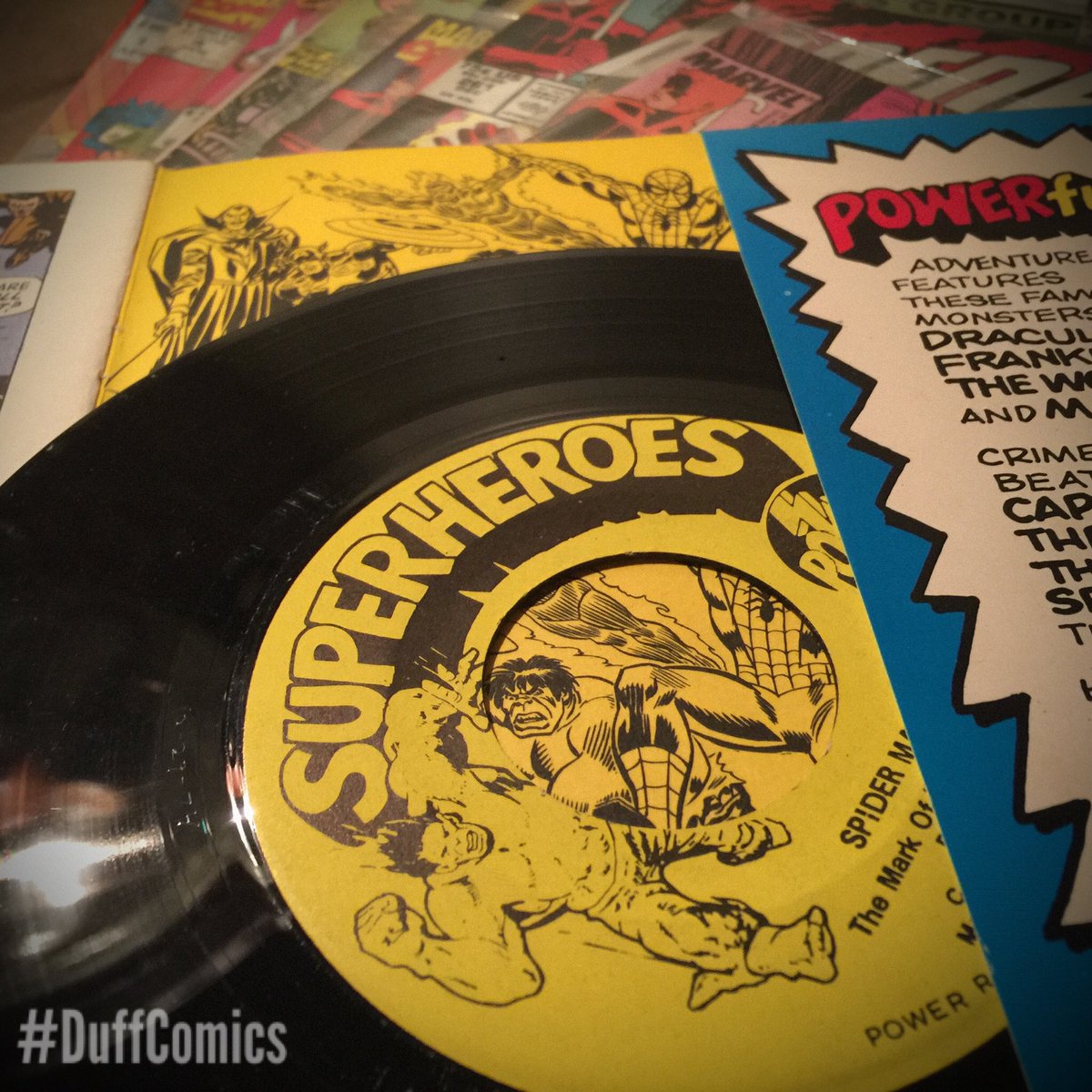 DuffComics's tweet photo. Something I miss about my dad is the treasures. Almost every time we visited he had something to show me that he found at a yard sale, auction or flea market. Good times. #DuffComics #FathersDay https://t.co/9TsybPdVML