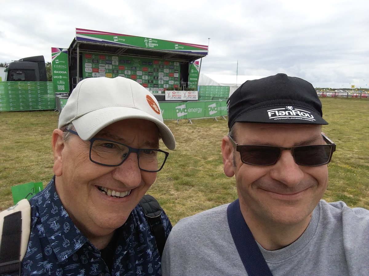 As it was #FathersDay today I took my dad along to <a href="/ParkPembrey/">ParkPembrey</a> yesterday with the VIP tickets I'd won with <a href="/FestinaWatchUK/">Festina Watches</a> to see the stage finish of <a href="/thewomenstour/">The Women's Tour</a> we both had a great day out #OVOWT #ukcyclechat #AATR #cycling