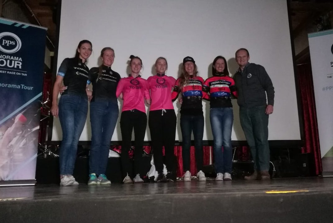 ThePanoramaTour's tweet photo. Our #StageTwo &amp; #GC Open Women’s winners 🏆 💪 congrats... @KimLeCourt &amp; @CarlaOberholzer 02:13:38 (@DemaconLadies), Suzan Cronje &amp; @LynetteBurger  02:23:51 (@DemaconLadies), @Stacey_Paul &amp; @GillianFourie 02:28:59 (@tokencycling MT) #PPSPanoramaTour #Tougher2gether #StageTwo https://t.co/IUfU0cfPQ0