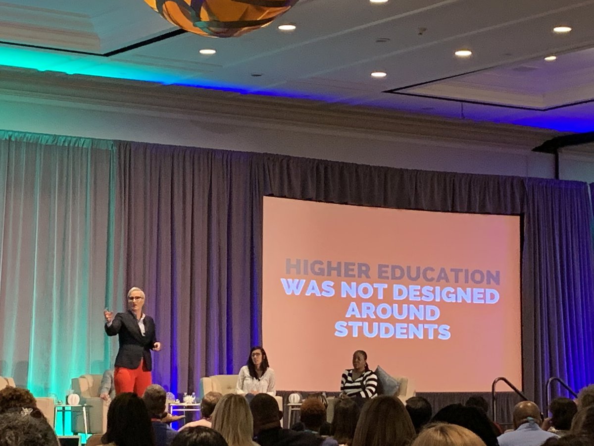 “#Highered was not designed around students.” -<a href="/BBurnsEDU/">Dr. Bridget Burns</a> #TRUTH. <a href="/NASPAtweets/">NASPA</a> #SSHE19 #naspa #SAPro #SAChat #studentsuccess
