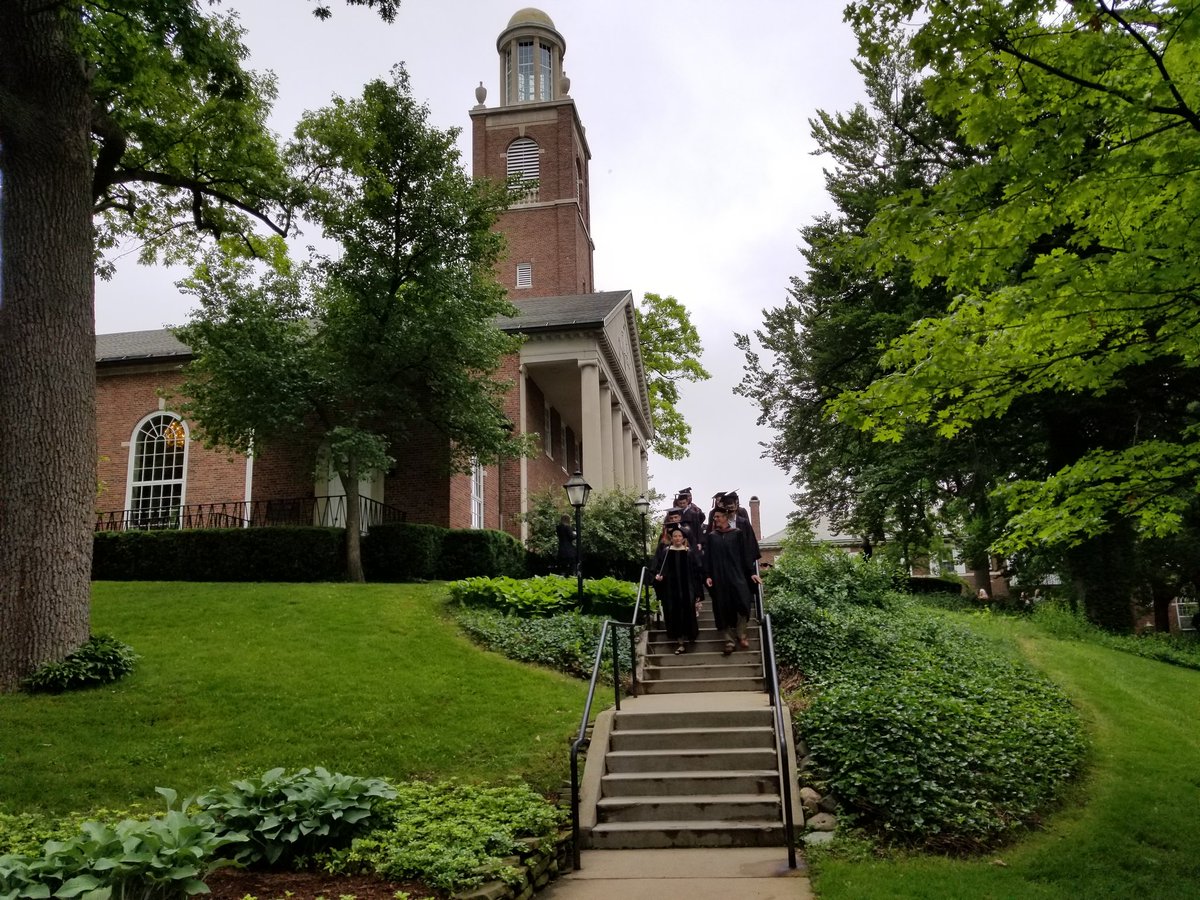 kcollege's tweet photo. .@KPrez18 at #KGrad: This is a happy but bittersweet moment as every goodbye is. https://t.co/i7E9pC4oYz