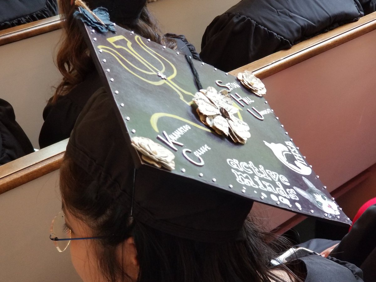 kcollege's tweet photo. .@KPrez18 at #KGrad: This is a happy but bittersweet moment as every goodbye is. https://t.co/i7E9pC4oYz