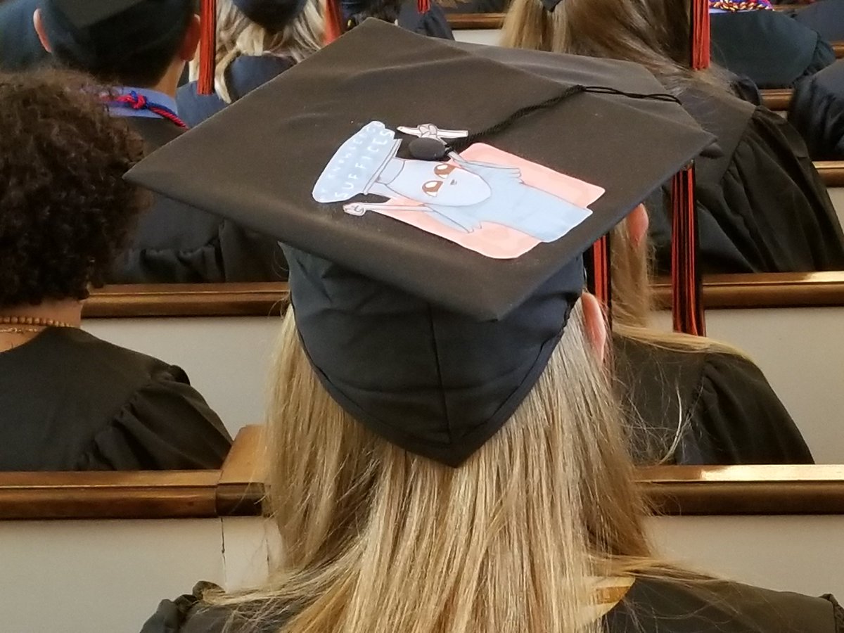 kcollege's tweet photo. .@KPrez18 at #KGrad: This is a happy but bittersweet moment as every goodbye is. https://t.co/i7E9pC4oYz