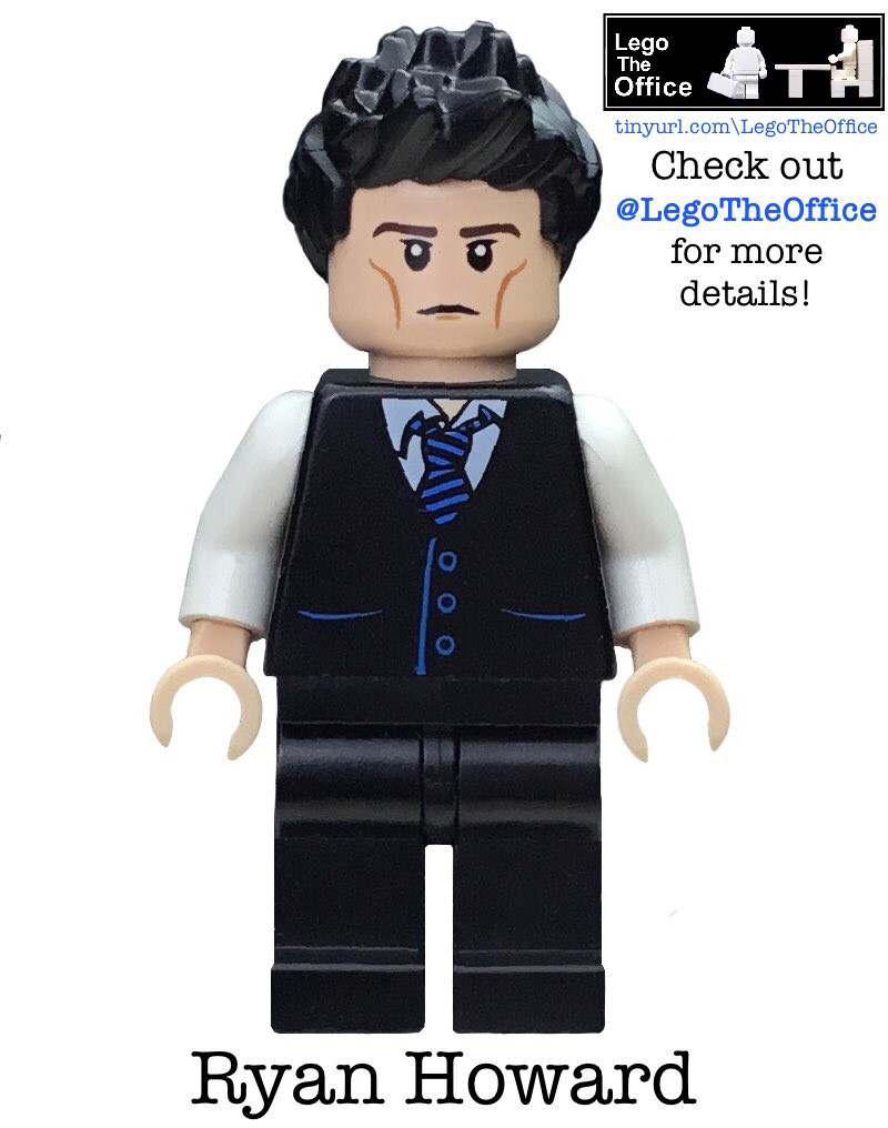LEGO The Office on X: @bjnovak Lego Ryan Howard! #LegoTheOffice