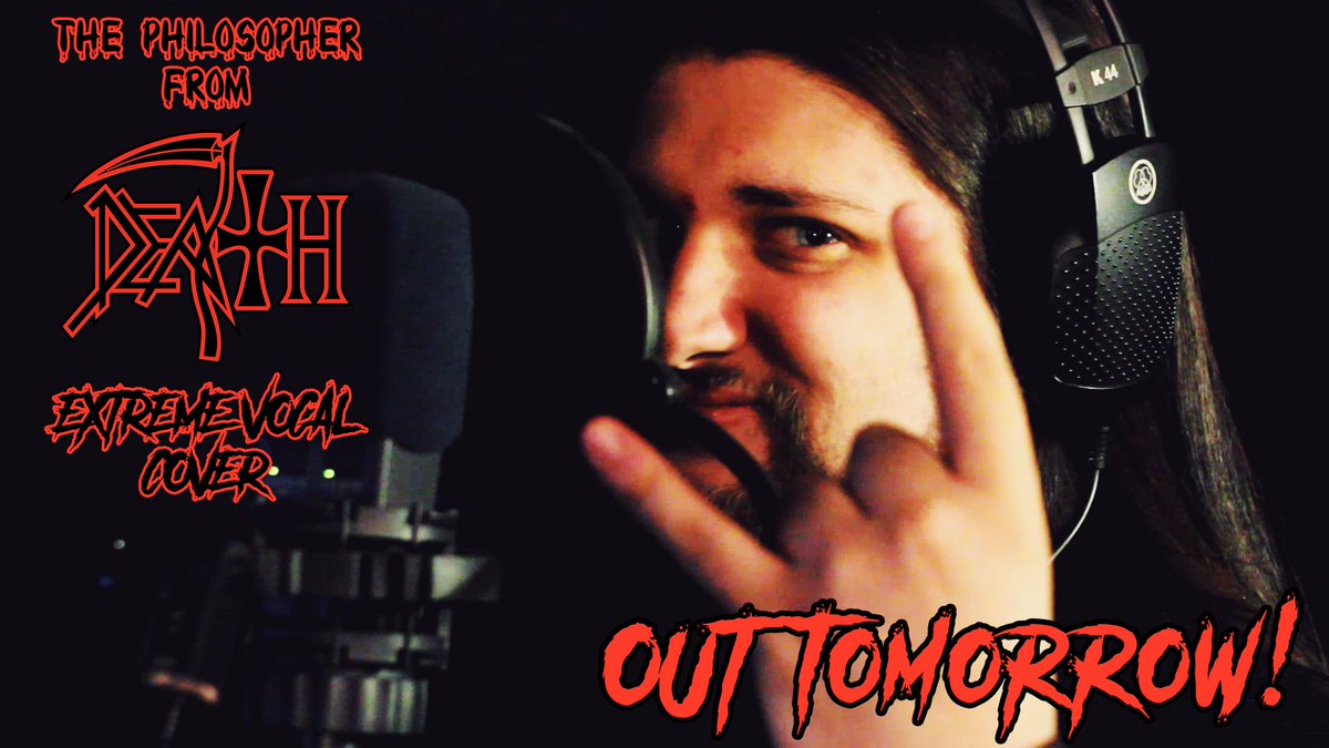 IrminSinger's tweet image. "THE PHILOSOPHER" #EXTREMEVOCALCOVER OUT TOMORROW 💥💥💥

➡️ Subscribe to my Youtube channel to be updated with the release: youtube.com/channel/UClOnJ…

#metal #deathmetal #vocalcover #metalhead #death #scream #growl #sing #HeavyMetal