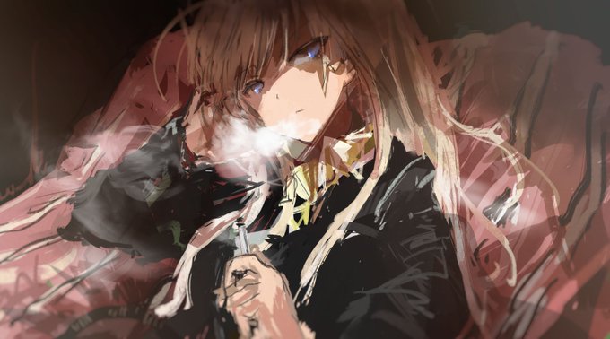 「女の子 タバコ」のTwitter画像/イラスト(古い順)