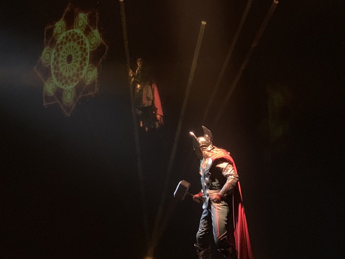 thedlpgeek's tweet photo. Whatever. It. Takes. 

After a short pause for technical difficulties, the show returned and was great as always. Boy was the crowd excited for it too! The perfect send off for this year’s season #DLPMarvel #StudioHero #DLPlive https://t.co/yIskNLrk4p