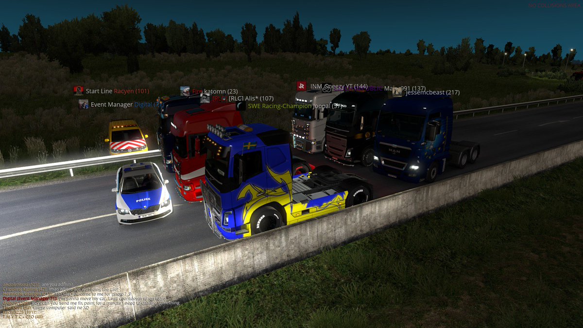 Ein paar Bilder vom <a href="/TruckersMP/">TruckersMP</a> #RacingChampionship - Summer 2019
welches gerade stattfindet #ETS2 #ETS2MP #katze114 #race #rennen