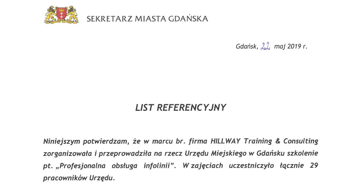 HillwayTraining's tweet photo. Z @gdansk  - jako jednym z najdynamiczniej się rozwijających miast, dbającym o obsługę #klienta, wdrażającym nowoczesne rozwiązania dla mieszkańców pracujemy od lat. Tym razem mieliśmy okazję prowadzić #szkolenia dla #infolinia Gdańskie Centrum Kontaktu #kontaktGdansk Dziękujemy! https://t.co/KPo0RHts3w