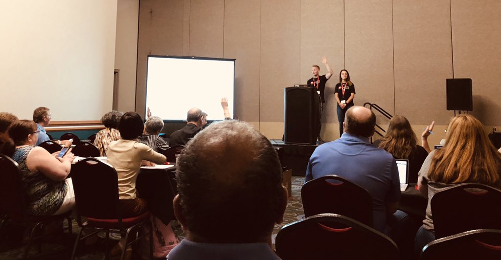 The man— <a href="/TSheets_Danny/">Danny Shank</a>— kicking off the <a href="/tsheets/">TSheets is now QuickBooks Time</a> cert at #SNH19!!! As always, it’s so much fun to see new and familiar faces in the crowd!! 🥳