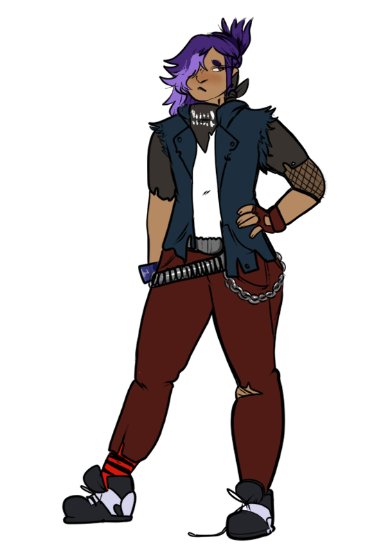 Final__Encore's tweet photo. Let's meet one of our supporting cast!

Their name is Indigo Ramos. They're 25 years old at the start of the comic, and are latine! They're agender and identify as queer, using they/them pronouns.

Thank you @weirdghostparty for the art and design!

#lgbtq #lgbt #trans #webcomic https://t.co/6aNu5zuspA