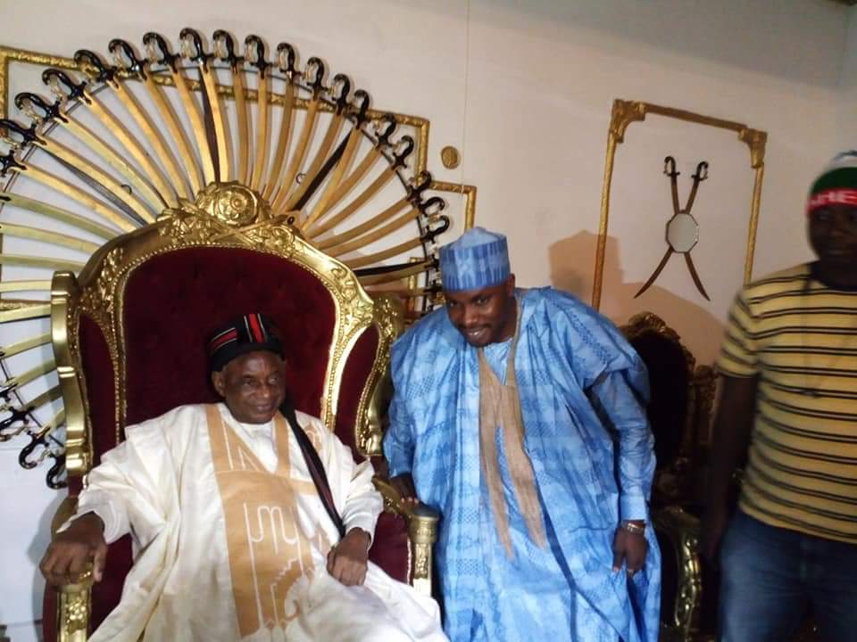DalhatuGroup's tweet photo. @ovieali HRM Prince Ado Ibrahim, OHINOYI of Ebirra Land with our leader Dalhatu Sheriff. @dalhatusheriff2 https://t.co/oLhY4u7lm5