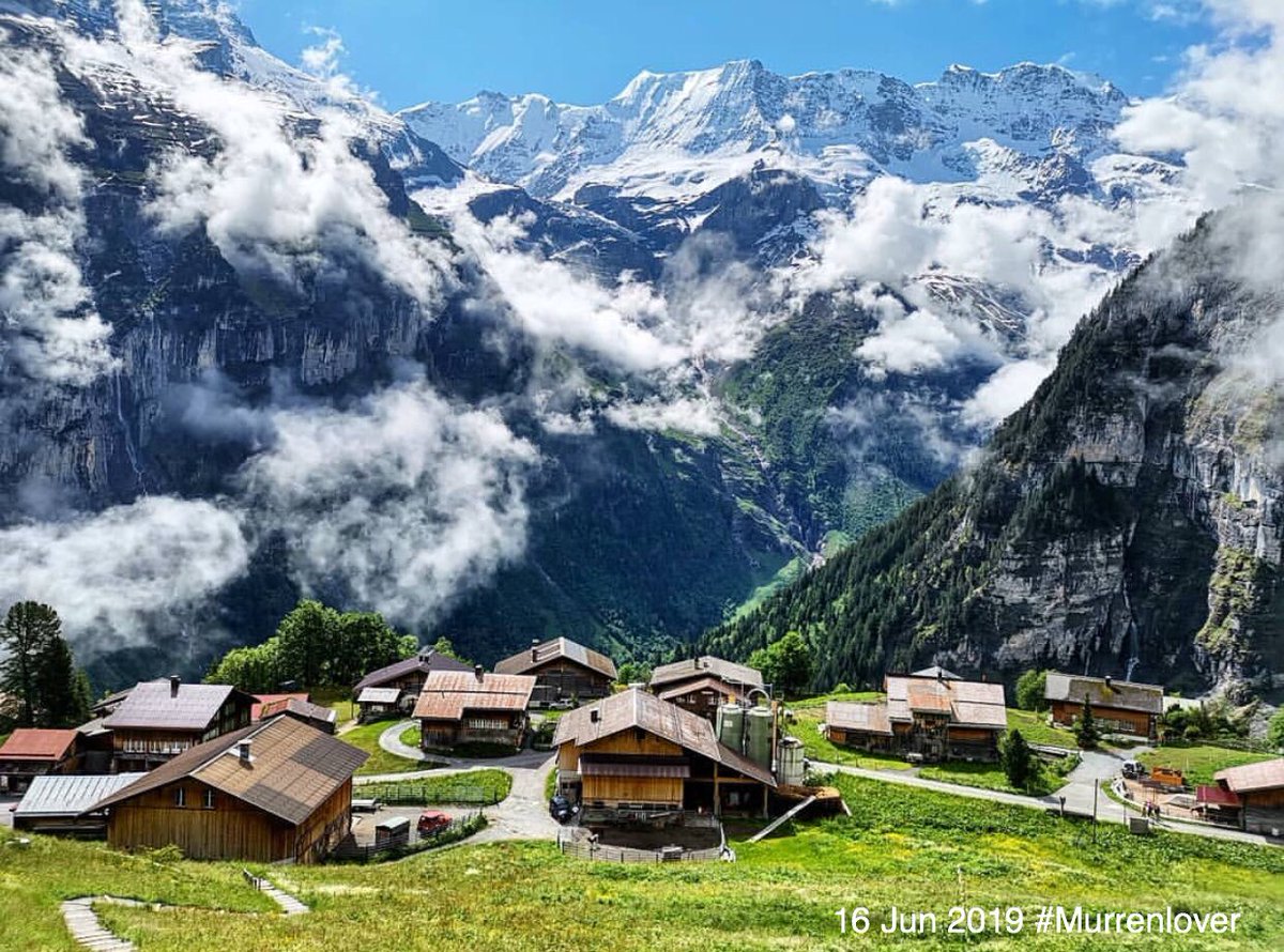 Sometimes you just need to sit down and take in the view! #Gimmelwald #Mürren #Murren #Schilthorn #Swissalps #ThePhotoHour #StormHour <a href="/EarthandClouds/">Earth and Clouds</a>
