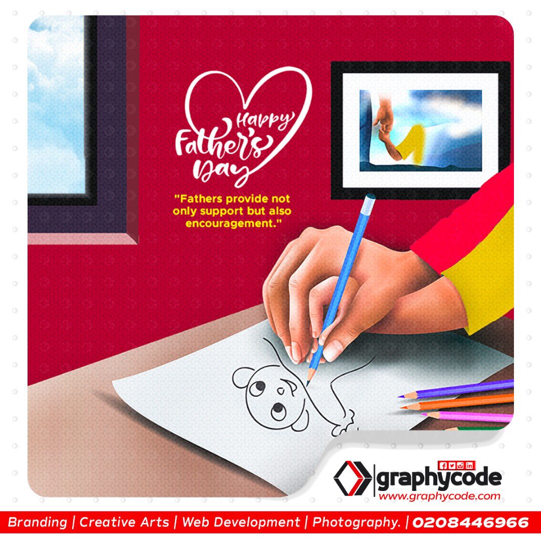 graphycode's tweet photo. #happyfathersday #2019 to every dadππΎ #graphycode
#Branding
#CreativeArts #Webdesign #photography #socialmediamarketing
Email: info@graphycode.com,
https://t.co/io4nvMK66D #ghanaπ¬π #art #billboard #illustration #quotes #FathersDay https://t.co/pAdlIKTFlt