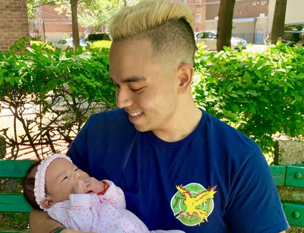 joinFDNY's tweet photo. Happy #FathersDay! In recognition of this special occasion, join us today in learning more about our heroic #FDNY fathers. Get ready to meet a #FDNYExplorer dad, an #EMS officer dad, a first-time FDNY dad and a third generation #Firefighter dad, as well as their children. https://t.co/govAtuug3C