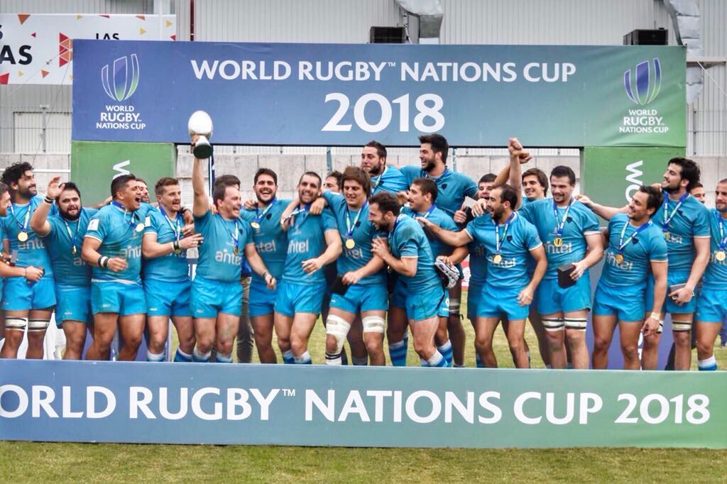 RugbyUruguay's tweet photo. • 𝕋ℝ𝕀ℂ𝔸𝕄ℙ𝔼Óℕ 🏆🏆🏆 •

• 𝟚𝟘𝟙𝟟 𝟚𝟘𝟙𝟠 𝟚𝟘𝟙𝟡 • 🥇

• ℕ𝔸𝕋𝕀𝕆ℕ𝕊 ℂ𝕌ℙ • 🇺🇾 https://t.co/xuOLcRK6dI