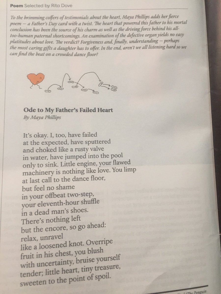 mayabphillips's tweet image. My dad died 5 yrs ago, but even b4 that, I don’t remember the last time I celebrated #fathersday. Tho my relationship w/ him was difficult &amp;amp; inconsistent, he believed I was a writer (said I got it from his side of the family). Here’s my poem abt/for him, in @NYTmag #FathersDay19