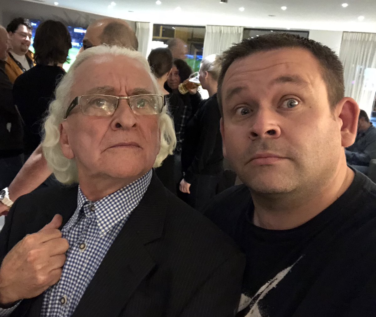 TheBeefhead's tweet photo. Things are all up in the air so very disorganised-but should really say Happy Fathers Day to the elder member of the clan #Beefdad - from your special(needs) child https://t.co/kawaop7Wqr