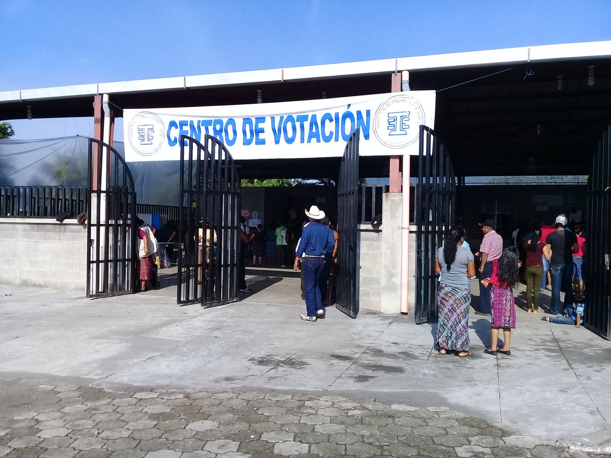 #Elecciones2019GT con poca participación ciudadana en Quixaya, San Lucas Tolimán