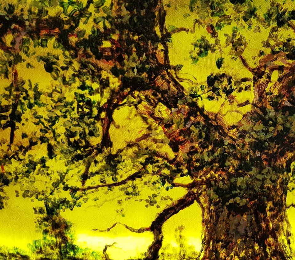 'Cranwich Oak' by Jack Frame is a painting that you MUST see for yourself. It is simply breathtaking when the sunlight hits it 😲☀️
lilfordgallery.com/folkestone/jac…