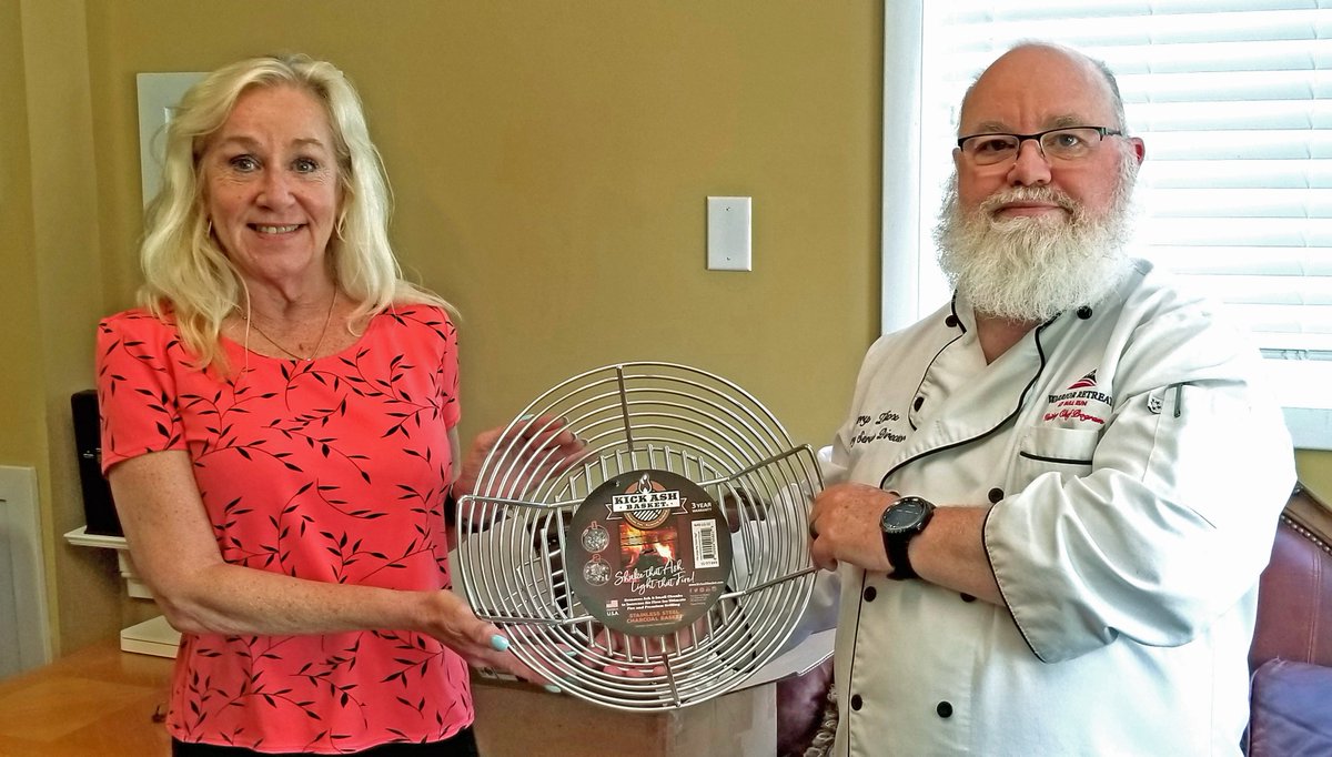 Tango449's tweet photo. A big thank you to Chad Romzek and the team at Kick Ash Basket for donating 2 Large Kick Ash Baskets, 2 Kick Ash Cans. and 2 Kick Ash Grate Hooks to the Warrior Retreat at Bull Run. Thanks for supporting Wounded Warriors and our mission. #KickAshCan #KickAshBasket #KIckAshLife https://t.co/H2VgQ2EpAI