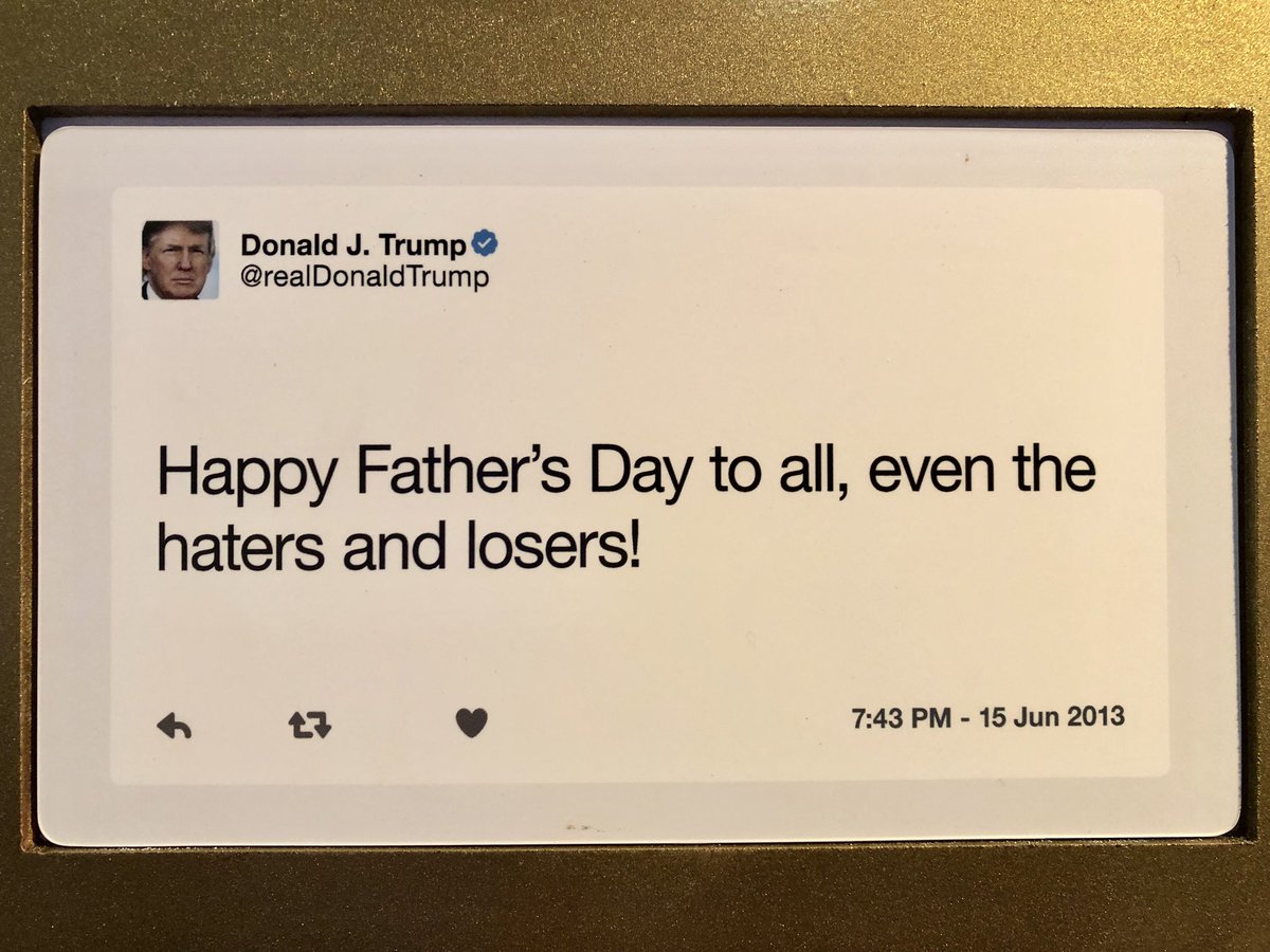 The Daily Show On Twitter Happy Father S Day From The Trump Presidential Twitter Library D C Dailyshowlibrary