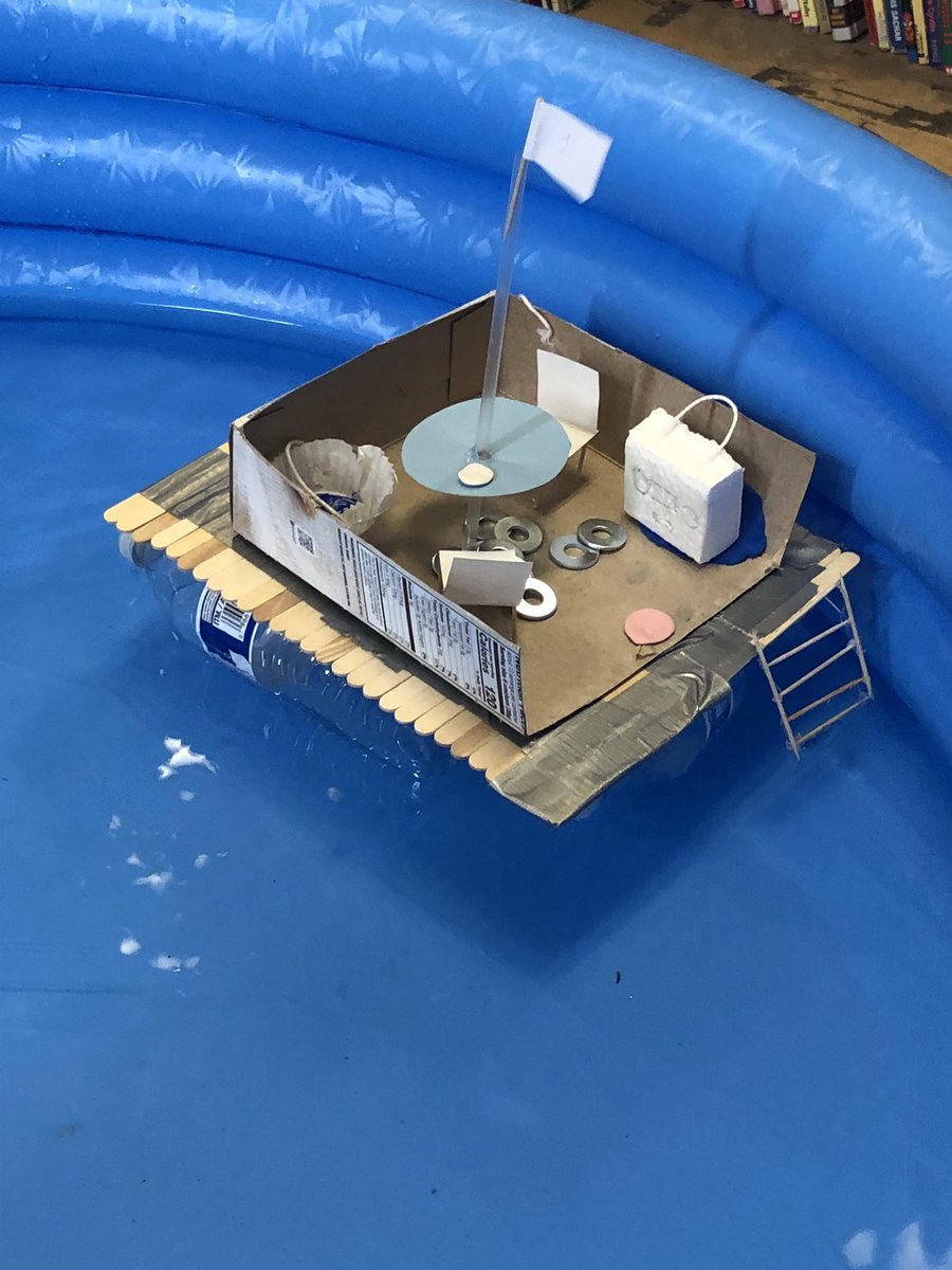 kmagallanes13's tweet photo. Day 5 Camp Invention... testing their boats. https://t.co/kZj7ToxC1r