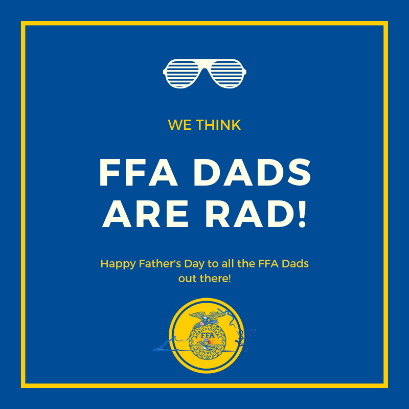 Happy Father's Day to all the FFA Dads!